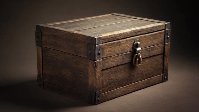 Wooden Treasure Chest - A Detailed Look at a Classic Design.