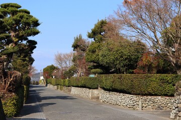 出水麓武家屋敷群の景観
