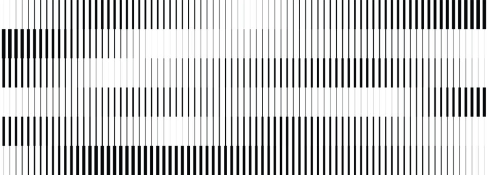 black striped halftone gradient strips fading line