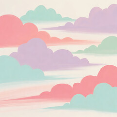 Obraz premium Calming abstract background for meditation apps, social media, or dreamy designs.