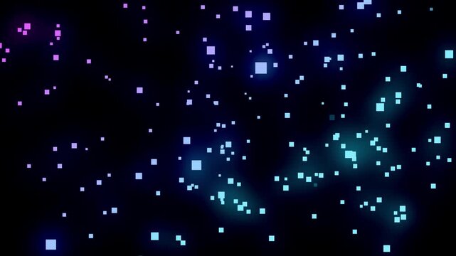 Stars, sky, warmth, holidays, snow, illustration, shining, particles, dark, starry, sparkle, bright, magic, night, Christmas, light, animation, blue, design, space, particles, 4K, gradient, special ef