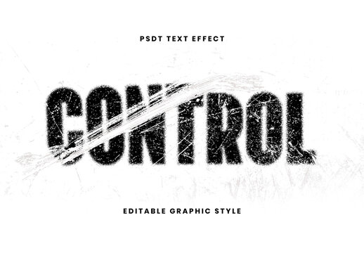  Distressed Scratched Spray Text Effect