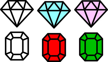 宝石のアイコン。（Gem icon.）
