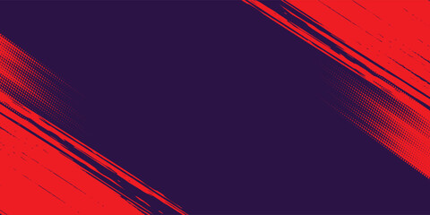Halftone dots red and blue color pattern gradient grunge texture background. Dot pop art comic sport style vector illustration. grunge vector dots . eps 10 © zai