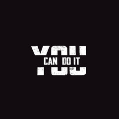 Motivational typography t-shirt design