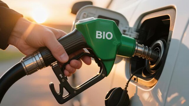 Green bio fuel pump nozzle refueling vehicle renewable energy technology electric power system high capacity battery storage plant facility for sustainable electric vehicle energy solutions