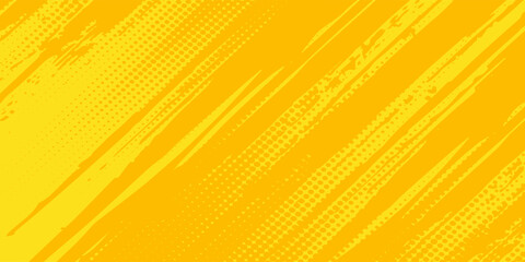 Grunge Retro comic yellow background raster gradient halftone  stock design sports © Srijayanti