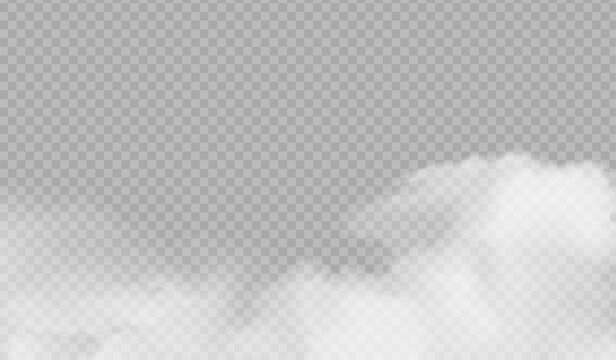 Realistic Ground Fog Overlay with Soft Diffusion PNG overlay