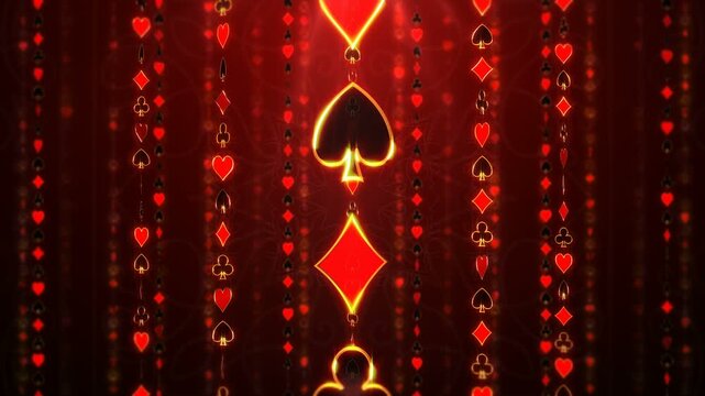 Card Suit Curtain