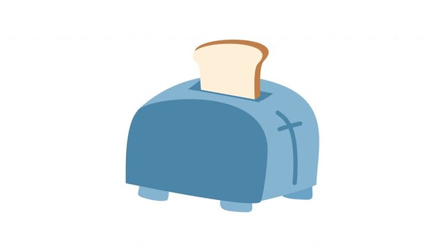 toaster icon making breakfast toast, A slice of toasted bread