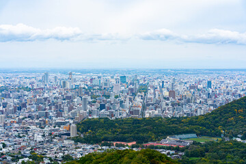 Sapporo cityscape, scenery, sightseeing, travel in Hokkaido