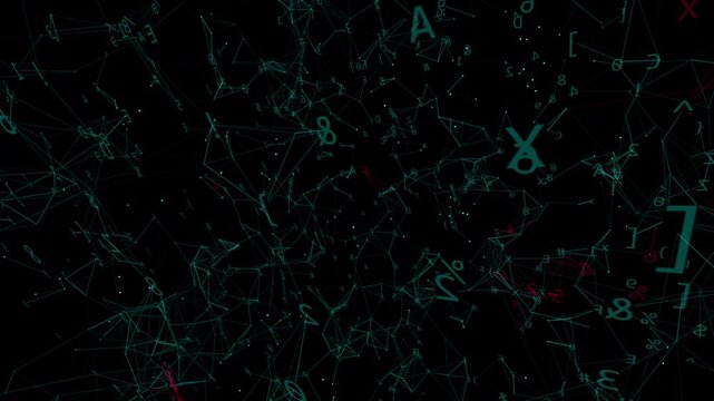 Rotating sphere of hexadecimal glyphs with violent displacement artifacts. 4K seamless loop of cybersecurity breach showing broken encryption chains, red error signals, and procedural data chaos.