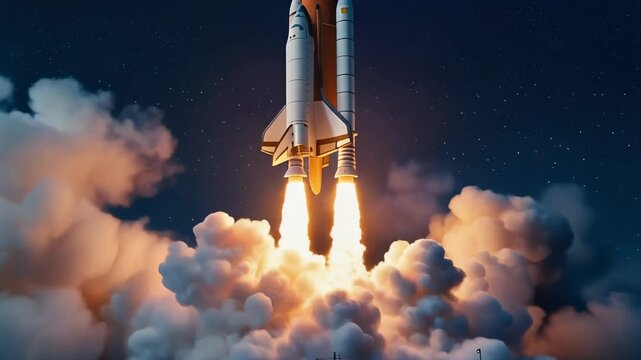 Firefly rocket launch spectacular night sky propulsion thrilling space exploration