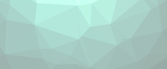 Fototapeta premium Dark Green vector abstract polygonal layout. Colorful illustration in abstract style with gradient. Triangular pattern for your business design.