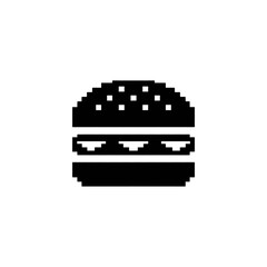 Pixel Burger Icon