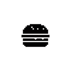 Pixel Burger Icon
