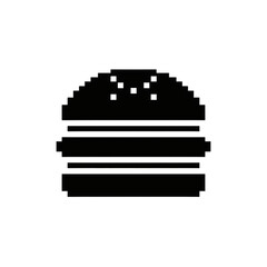 Pixel Burger Icon