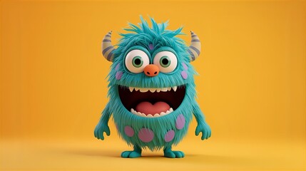 cartoon zombie monster