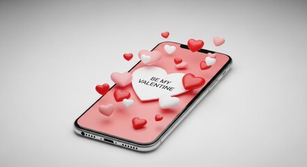 mobile phone with heart