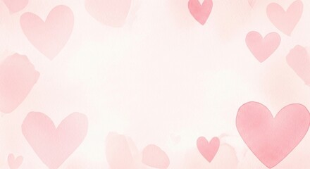 pink background with hearts