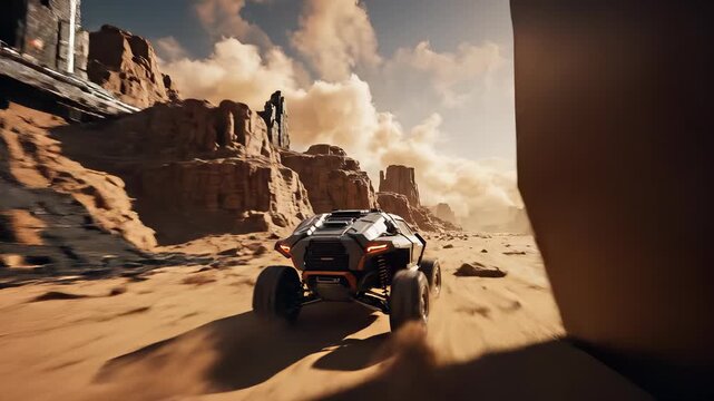Desert Buggy Adventure - Thrilling Off-Road Racing in a Stunning Landscape.