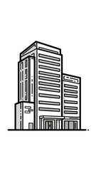 Modern Office Skyscraper Building