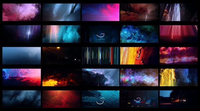 Vibrant Aurora Borealis Northern Lights Display.