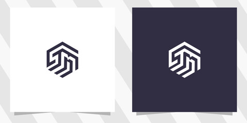 letter sm ms logo design