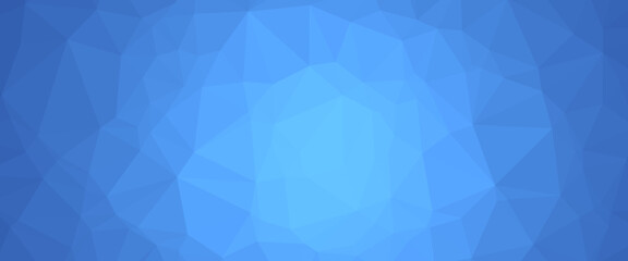 Fototapeta premium Dark BLUE vector shining hexagonal background. Modern geometrical abstract illustration with gradient. Triangular pattern for your business design.