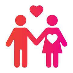 A loving couple holding hands, symbolizing romance, affection, and strong emotional connection. This graphic represents partnership, unity, and heartfelt relationships between a man and a woman