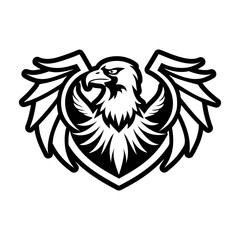 Obraz premium Vulture Glyph Style Icon