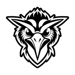 Fototapeta premium Woodpecker Glyph Style Icon