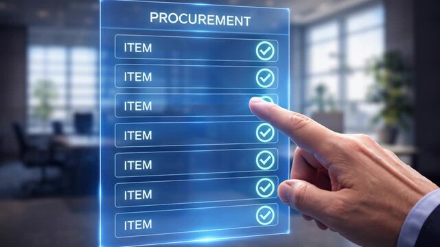 AI technology powers smart automation in procurement process management and contract approval enhancing business power efficiency, digital document systems and modern workflow
