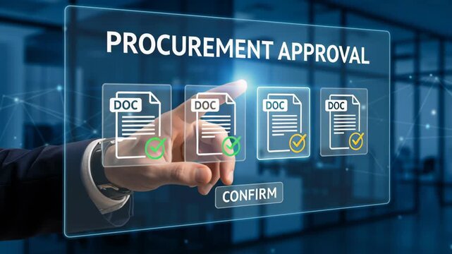 Procurement approval process leveraging ai technology for smart document management and contract automation to enhance business power and streamline approval workflow efficiently