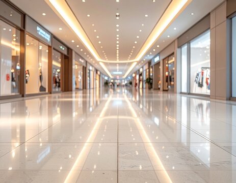・閉店後に訪れる商業空間の静けさ
・Quiet Shopping Mall Corridor After Hours