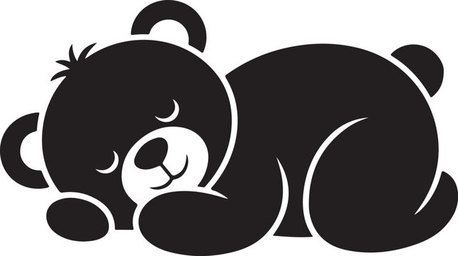 black and white panda