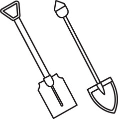 Obraz premium set of garden tools