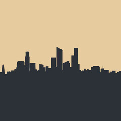 city skyline silhouette