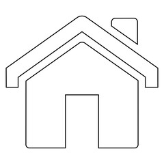 Simple House Icon Outline