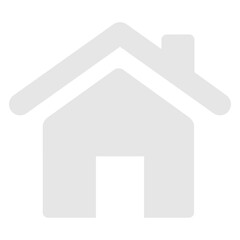 Simple gray house icon