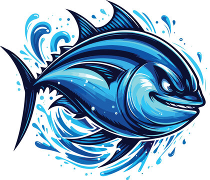 tuna fish images cartoon