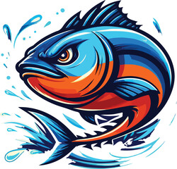 Tuna cartoon image © Inoe