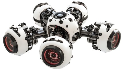 Futuristic mechanical robot design