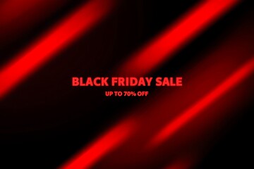 Obraz premium Black friday sale announcement