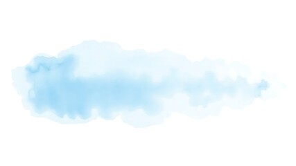 Wispy blue cloud formation soft