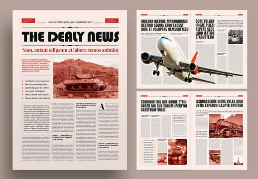 Classic News Paper Layout