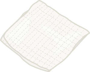 Gauze Pad Illustration
