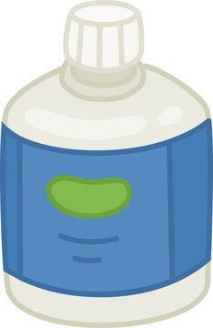 Eye Wash Solution Illustration
