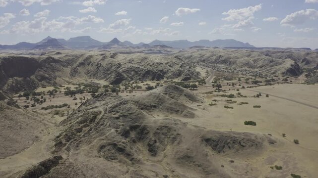 Aerial, Welwitschia Drive, Namib Naukluft, Namibia