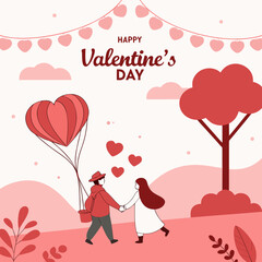 Happy Valentine's Day Social Media New Design